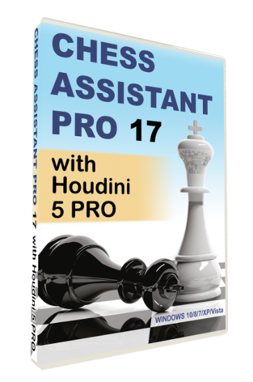 Obrázek Chess Assistant 17 PRO with Houdini 5 PRO (download)